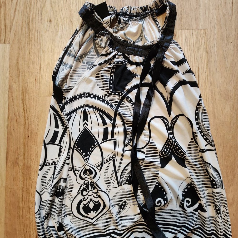 Fun printed summer halter top